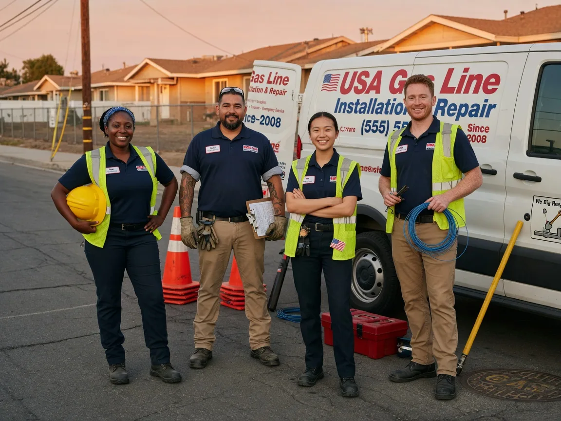 Gas Line Installation company in Woodson, TX